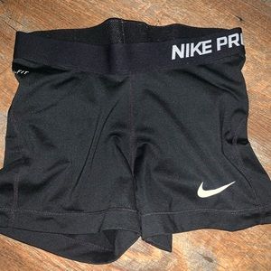 Nike pro black spandex small